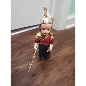 Vintage Queen's Guard Doll Sleepy Eye London England Souvenir Soldier Sword